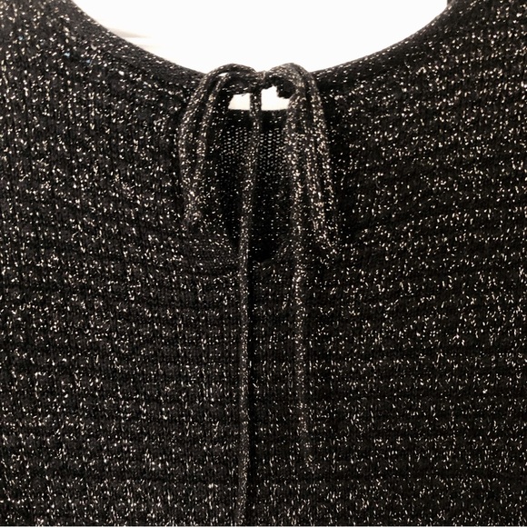 Simply Vera Vera Wang Black Sparkly Metallic Sweater XL - Picture 8 of 12